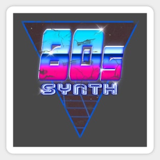 80s SYNTH #3 (worn look) Sticker